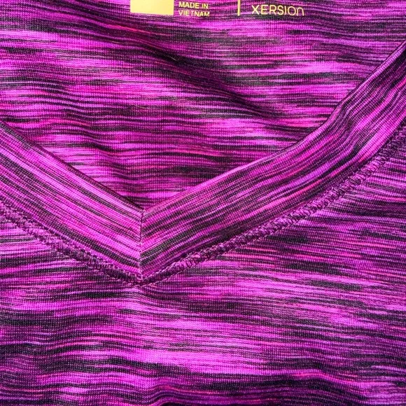 Xersion Women's Vibrant Purple Short Sleeve Tee - Picture 2 of 4